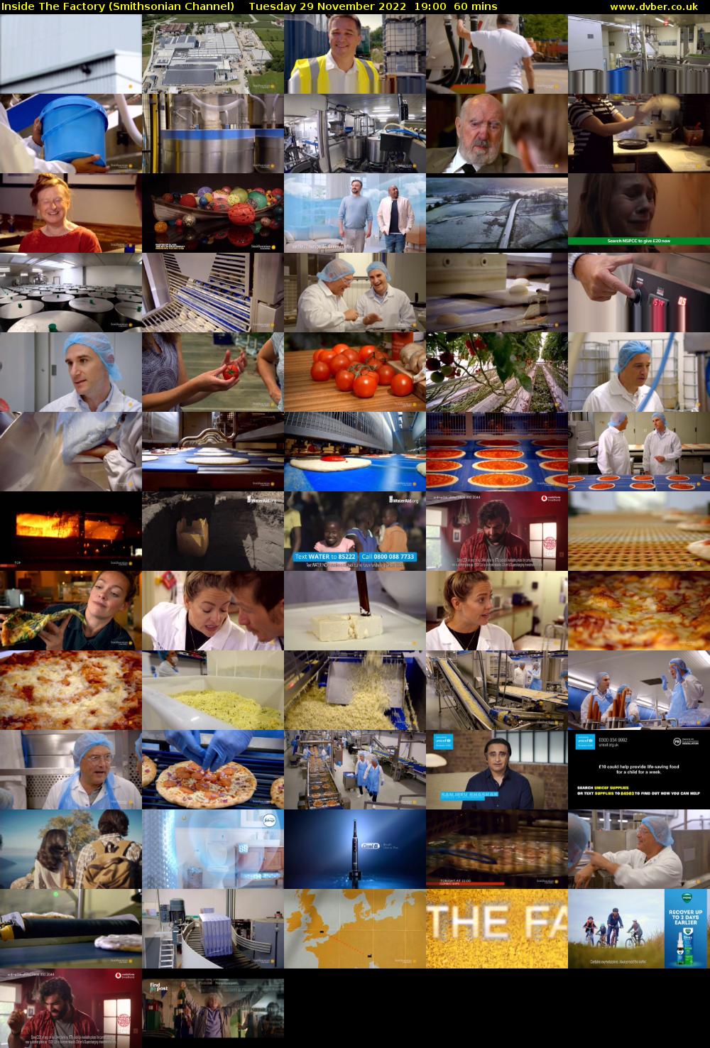 Inside The Factory (Smithsonian Channel) Tuesday 29 November 2022 19:00 - 20:00