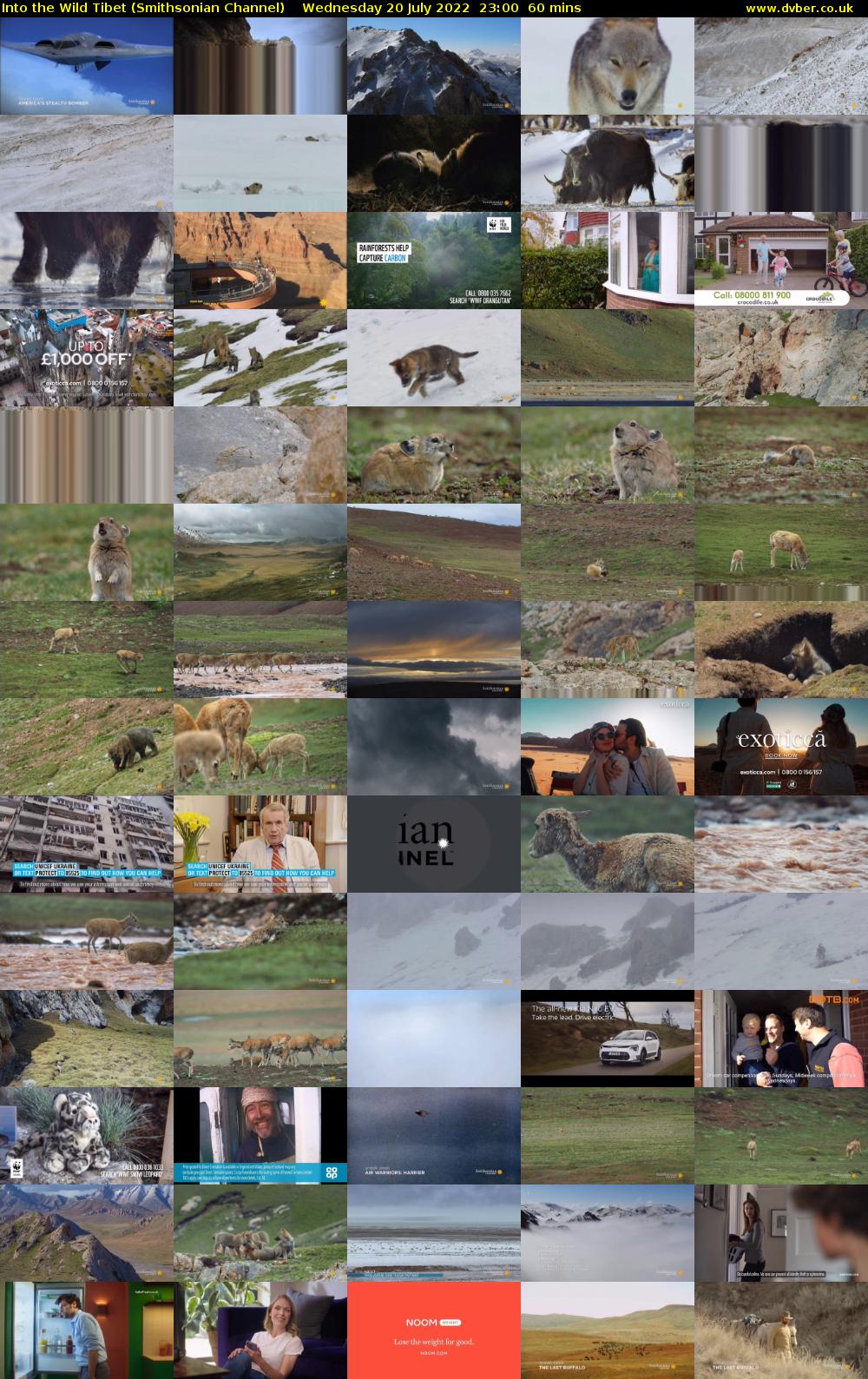 Into the Wild Tibet (Smithsonian Channel) Wednesday 20 July 2022 23:00 - 00:00