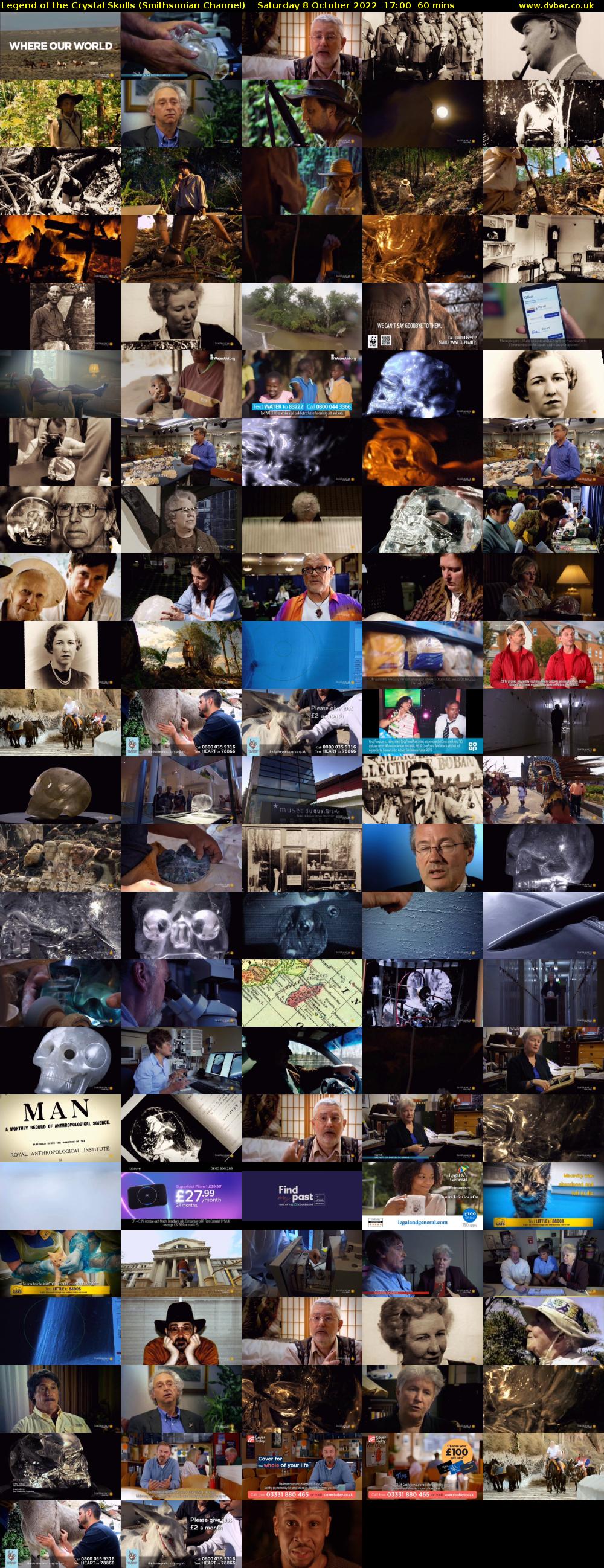 Legend of the Crystal Skulls (Smithsonian Channel) Saturday 8 October 2022 17:00 - 18:00