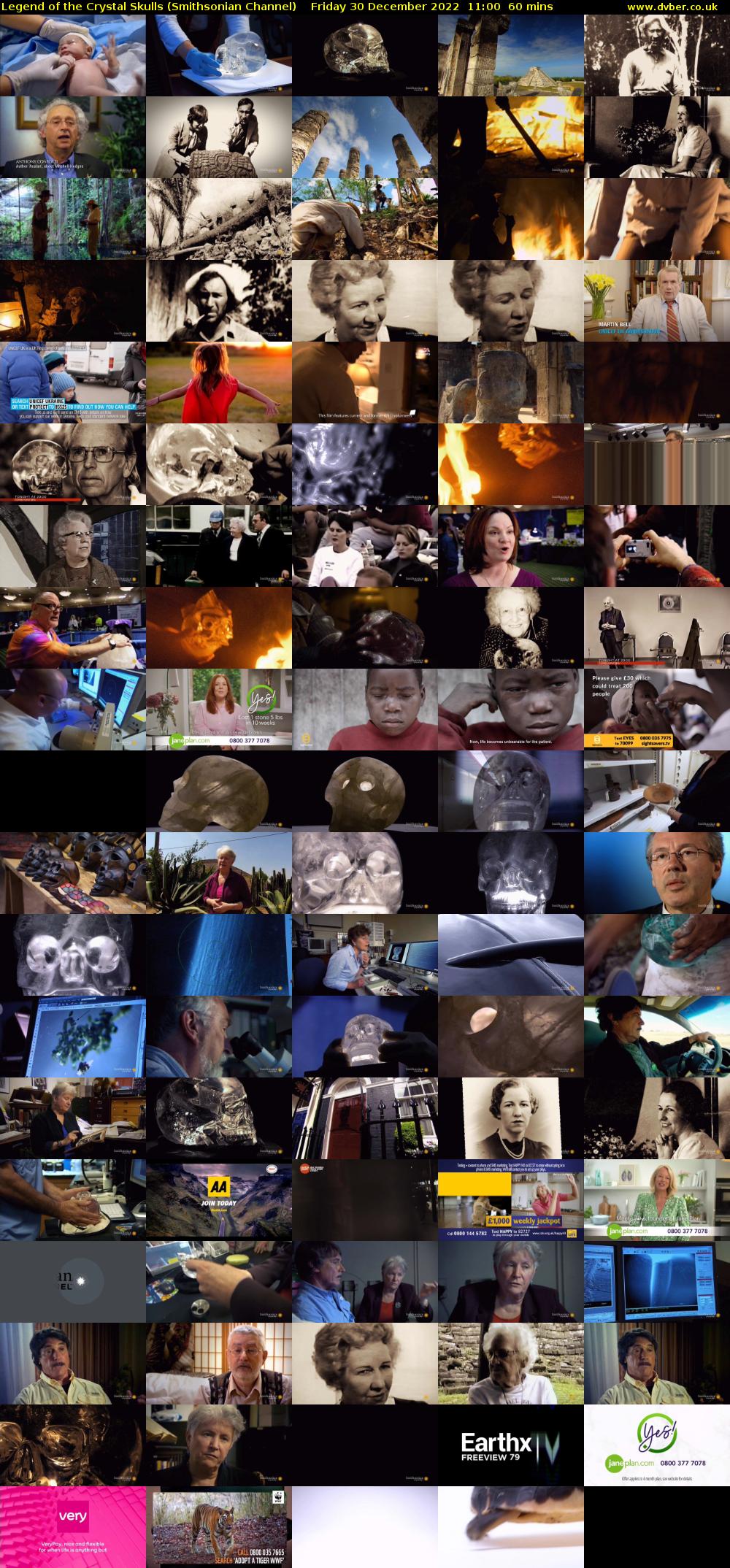 Legend of the Crystal Skulls (Smithsonian Channel) Friday 30 December 2022 11:00 - 12:00