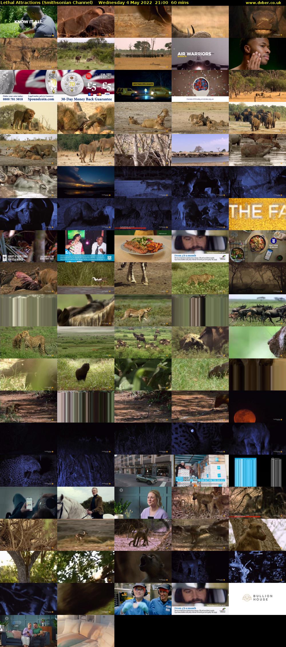 Lethal Attractions (Smithsonian Channel) Wednesday 4 May 2022 21:00 - 22:00