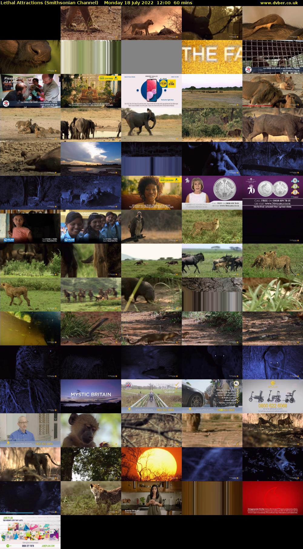 Lethal Attractions (Smithsonian Channel) Monday 18 July 2022 12:00 - 13:00