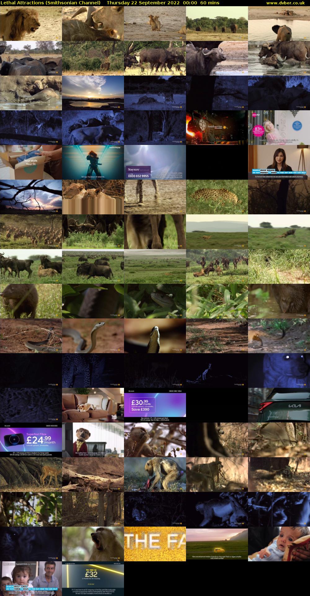Lethal Attractions (Smithsonian Channel) Thursday 22 September 2022 00:00 - 01:00