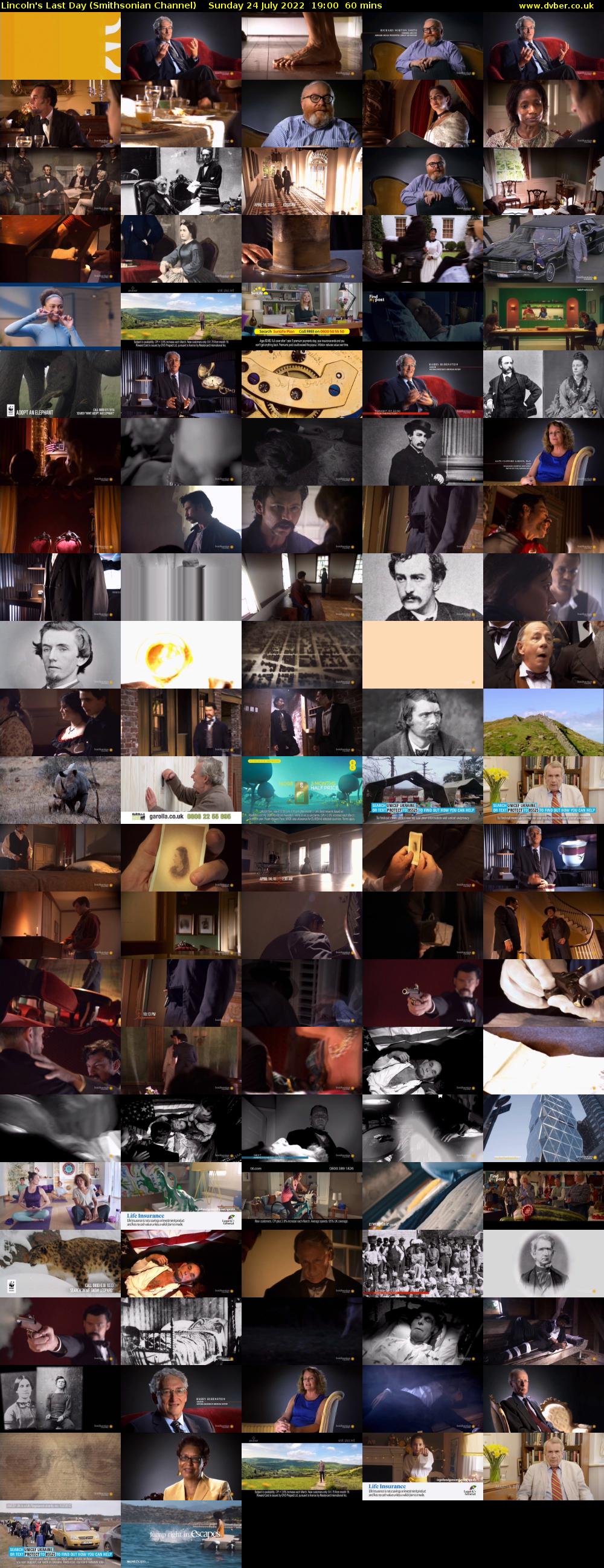 Lincoln's Last Day (Smithsonian Channel) Sunday 24 July 2022 19:00 - 20:00