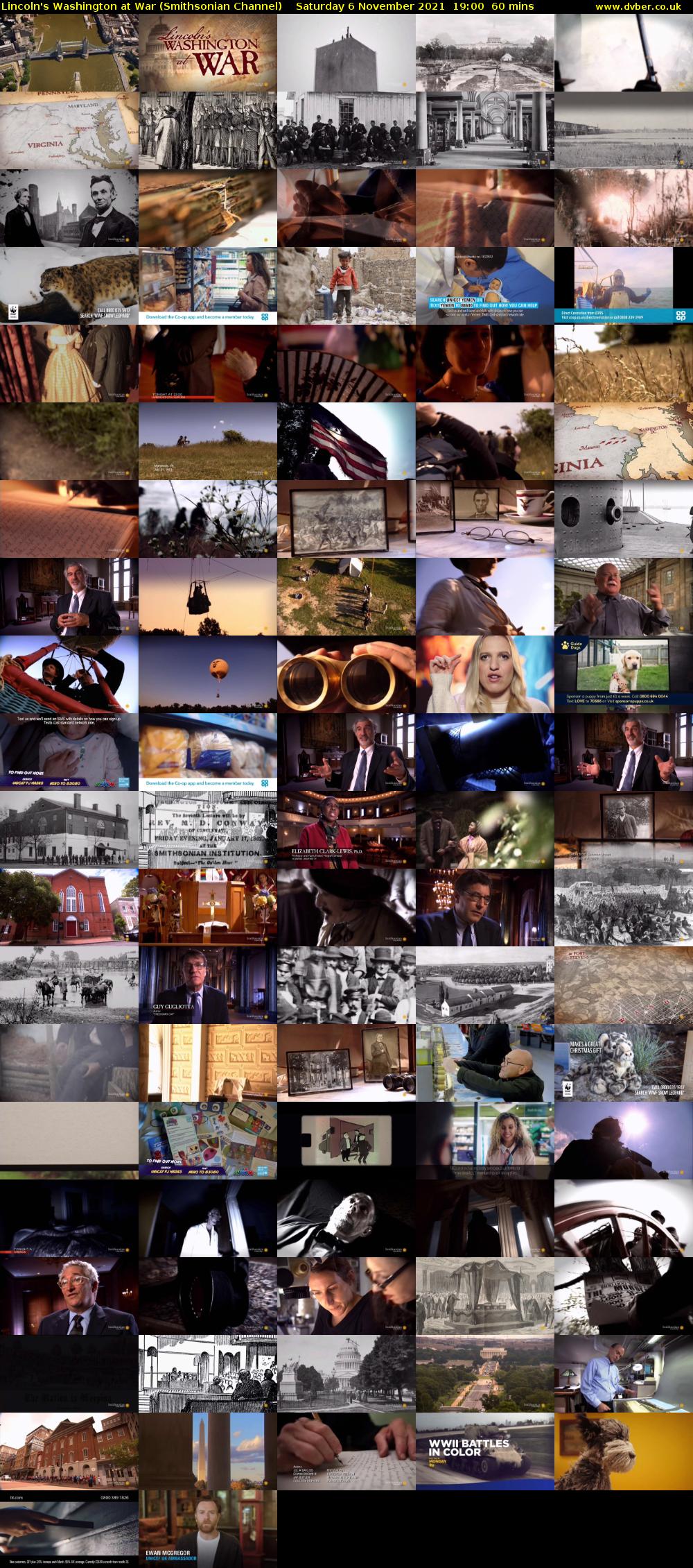 Lincoln's Washington at War (Smithsonian Channel) Saturday 6 November 2021 19:00 - 20:00