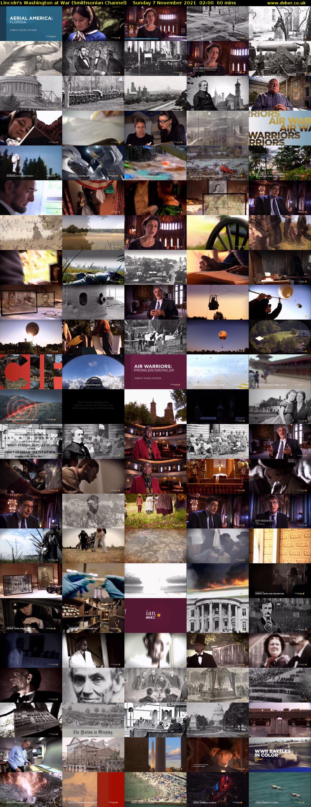 Lincoln's Washington at War (Smithsonian Channel) Sunday 7 November 2021 02:00 - 03:00