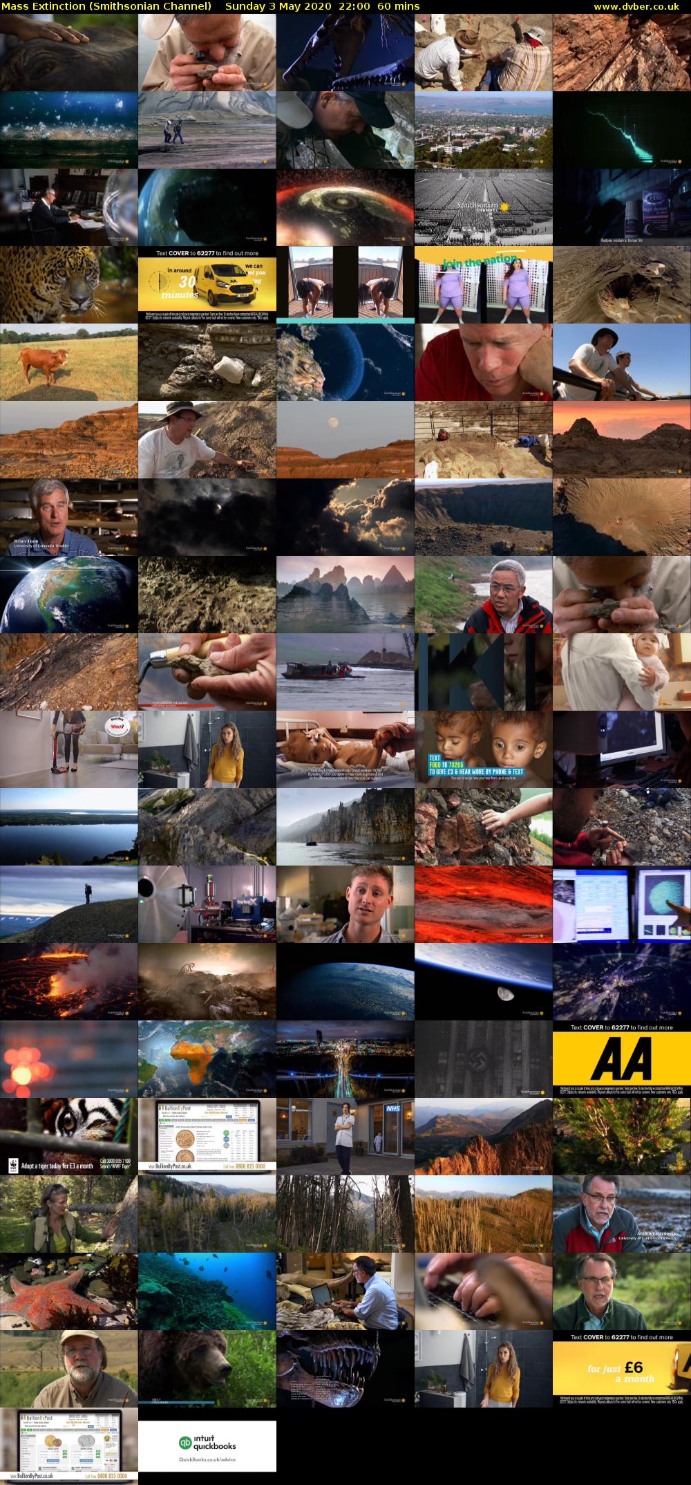 Mass Extinction (Smithsonian Channel) Sunday 3 May 2020 22:00 - 23:00