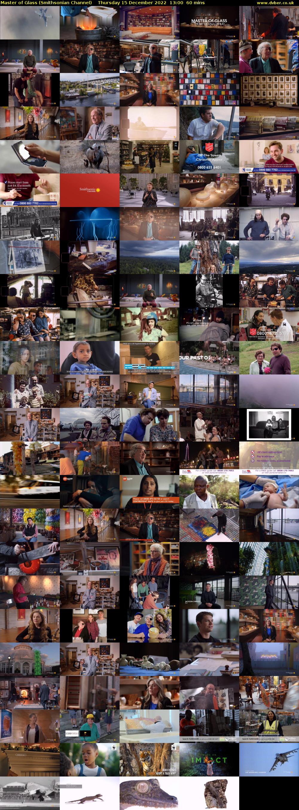 Master of Glass (Smithsonian Channel) Thursday 15 December 2022 13:00 - 14:00