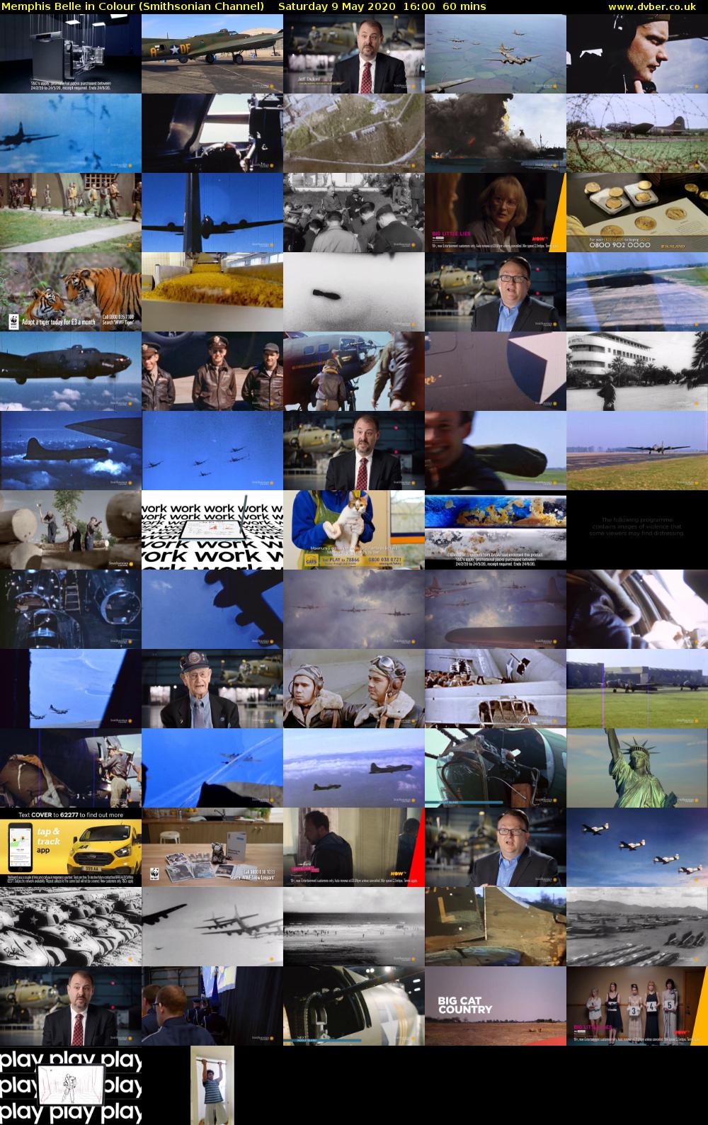 Memphis Belle in Colour (Smithsonian Channel) Saturday 9 May 2020 16:00 - 17:00