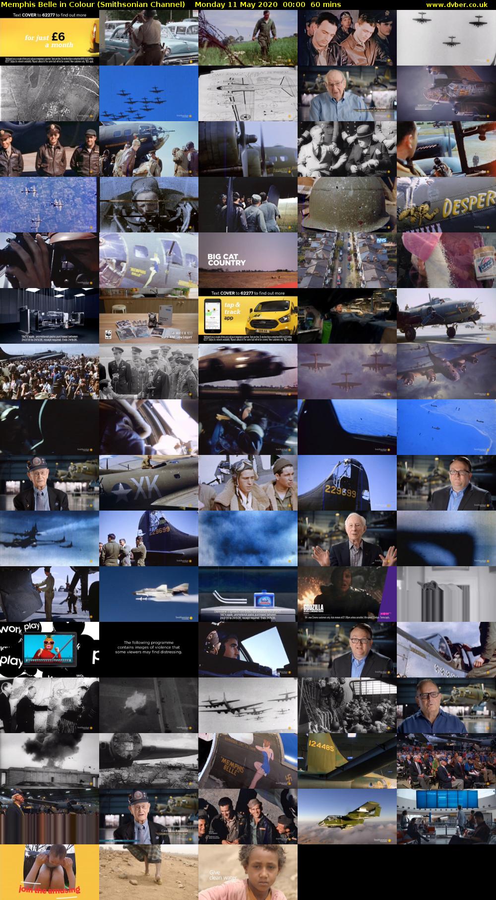 Memphis Belle in Colour (Smithsonian Channel) Monday 11 May 2020 00:00 - 01:00