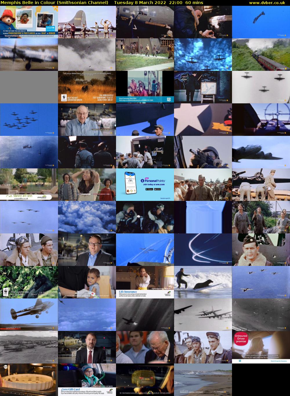 Memphis Belle in Colour (Smithsonian Channel) Tuesday 8 March 2022 22:00 - 23:00