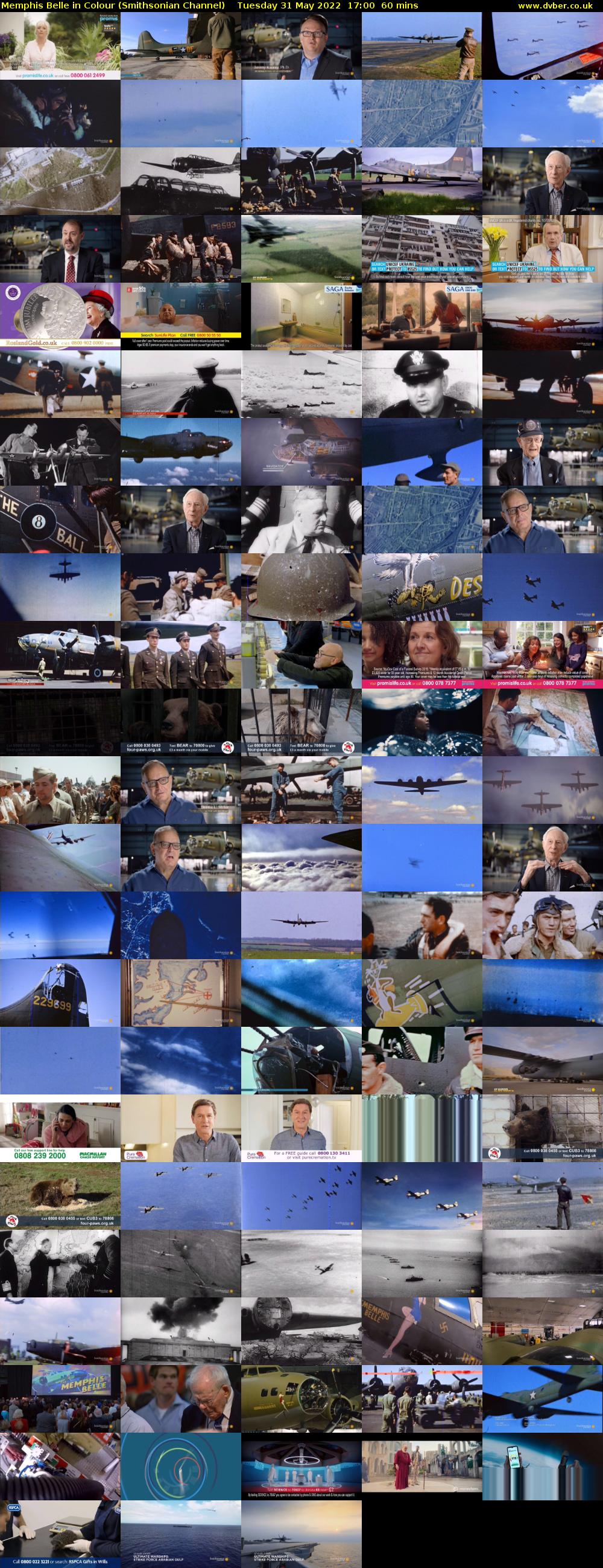 Memphis Belle in Colour (Smithsonian Channel) Tuesday 31 May 2022 17:00 - 18:00