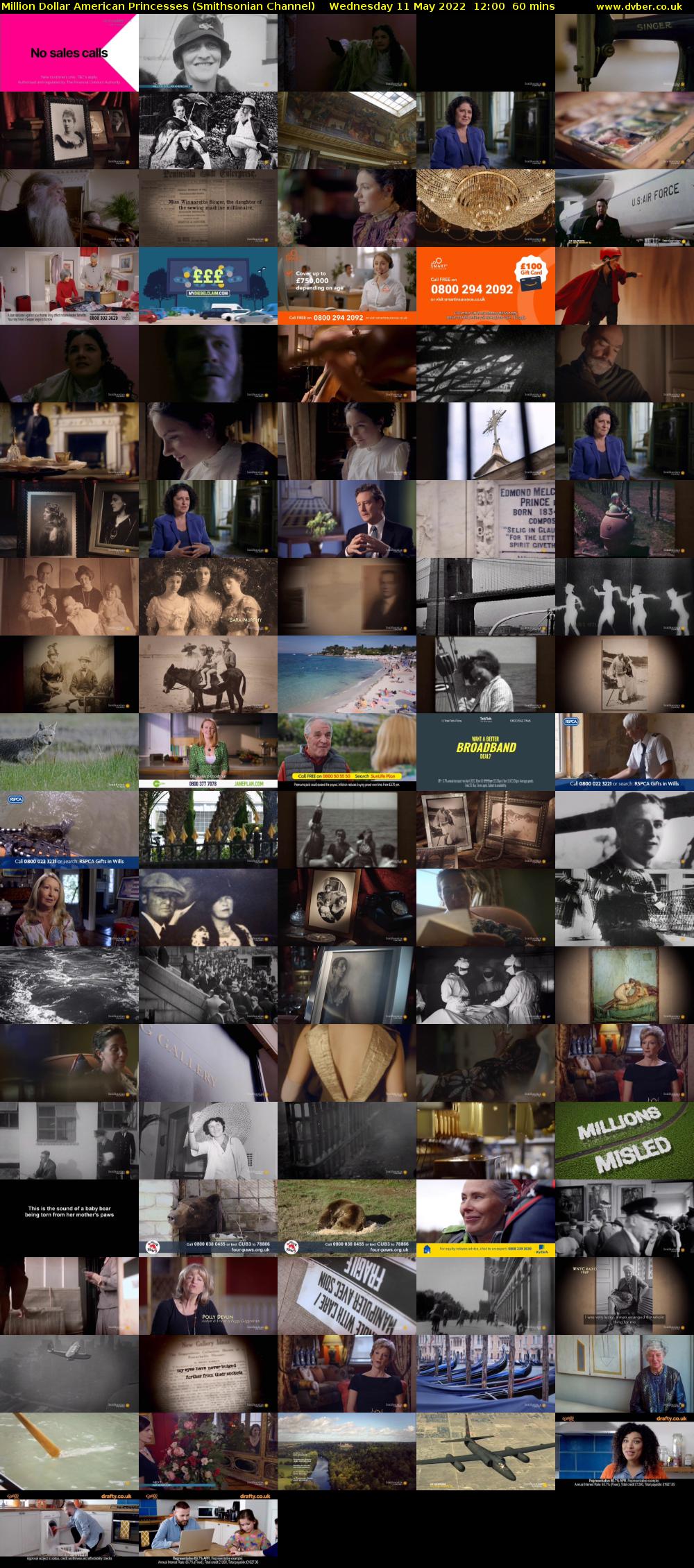 Million Dollar American Princesses (Smithsonian Channel) Wednesday 11 May 2022 12:00 - 13:00