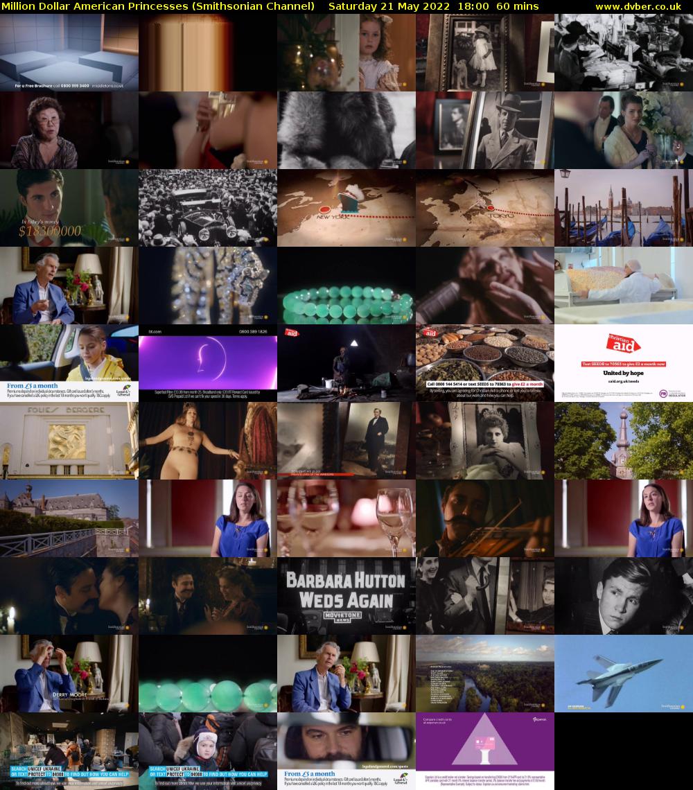 Million Dollar American Princesses (Smithsonian Channel) Saturday 21 May 2022 18:00 - 19:00