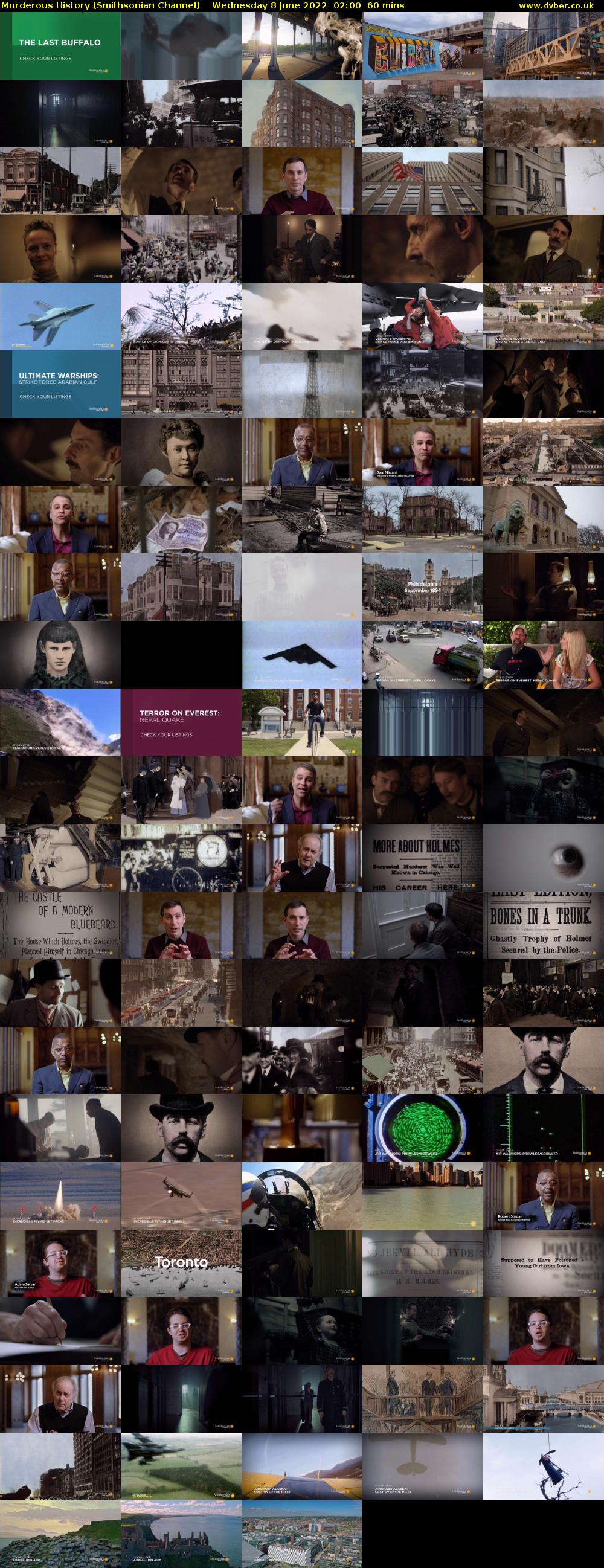 Murderous History (Smithsonian Channel) Wednesday 8 June 2022 02:00 - 03:00