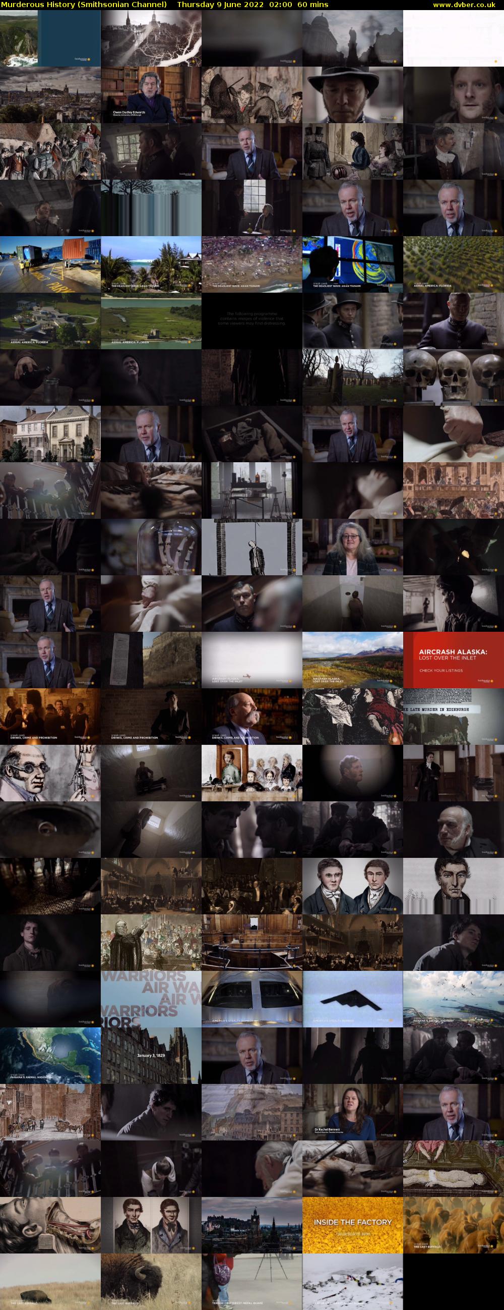 Murderous History (Smithsonian Channel) Thursday 9 June 2022 02:00 - 03:00