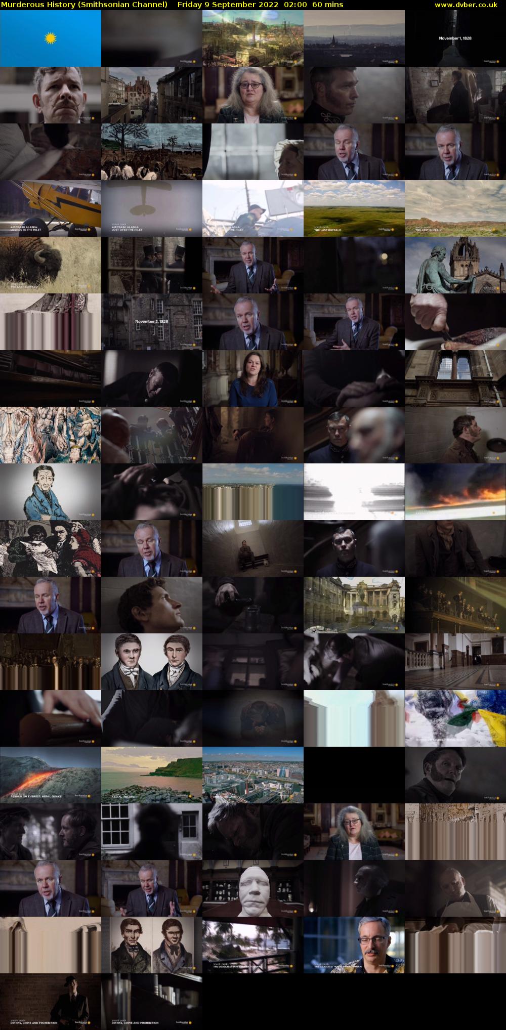 Murderous History (Smithsonian Channel) Friday 9 September 2022 02:00 - 03:00
