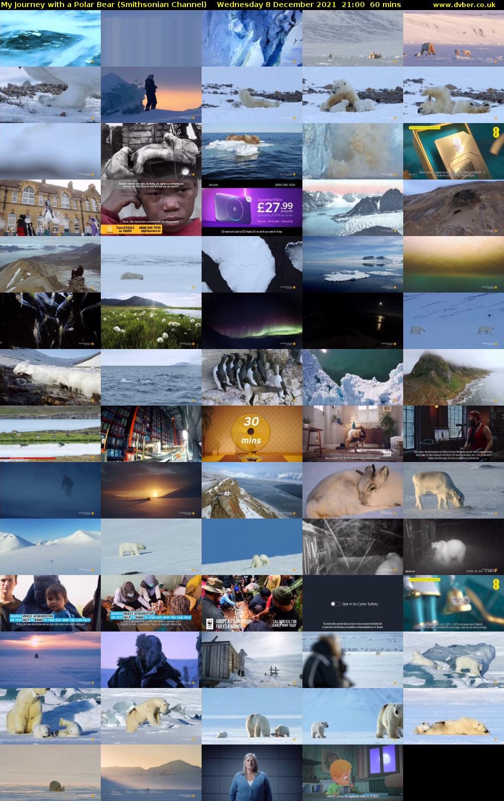 My Journey with a Polar Bear (Smithsonian Channel) Wednesday 8 December 2021 21:00 - 22:00