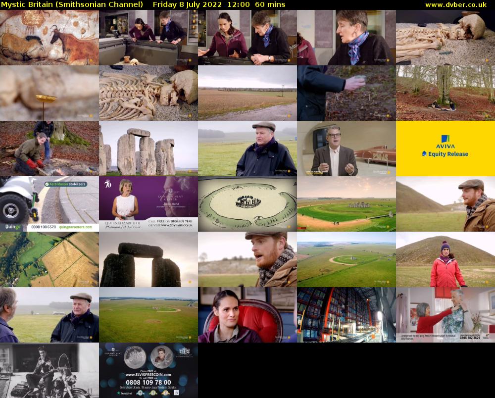 Mystic Britain (Smithsonian Channel) Friday 8 July 2022 12:00 - 13:00