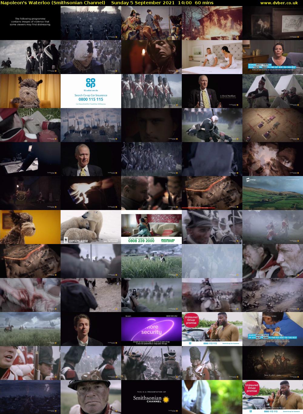 Napoleon's Waterloo (Smithsonian Channel) Sunday 5 September 2021 15:00 - 16:00