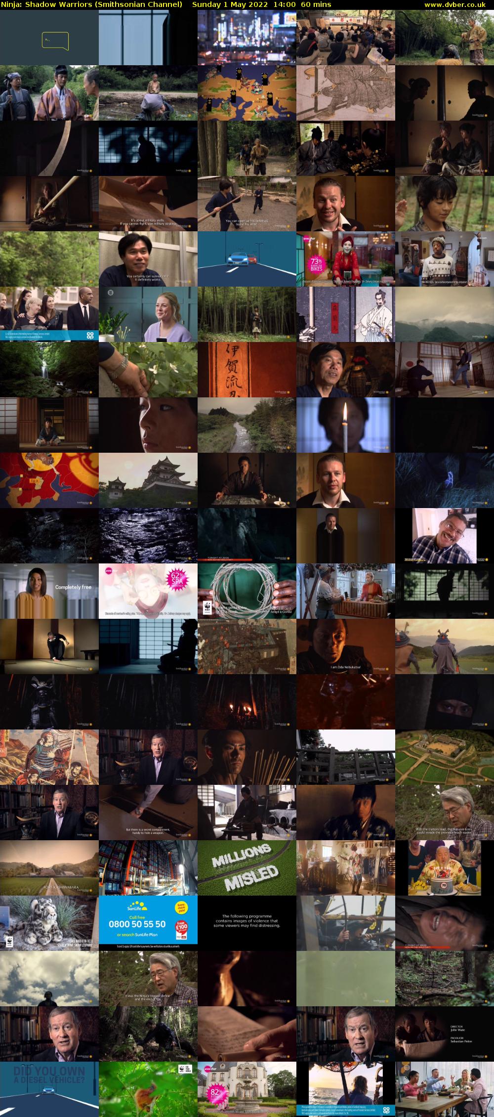 Ninja: Shadow Warriors (Smithsonian Channel) Sunday 1 May 2022 14:00 - 15:00