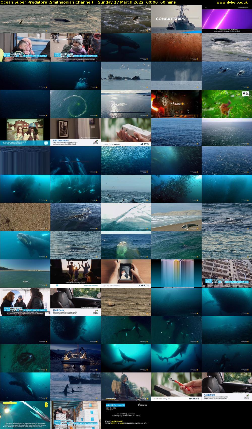 Ocean Super Predators (Smithsonian Channel) Sunday 27 March 2022 00:00 - 02:00