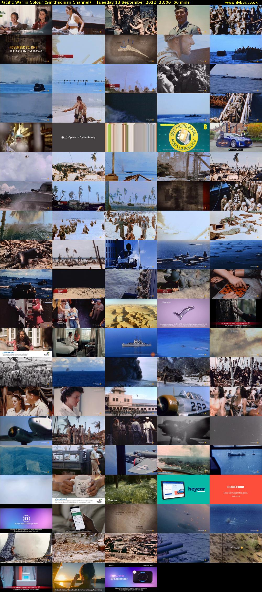 Pacific War in Colour (Smithsonian Channel) Tuesday 13 September 2022 23:00 - 00:00