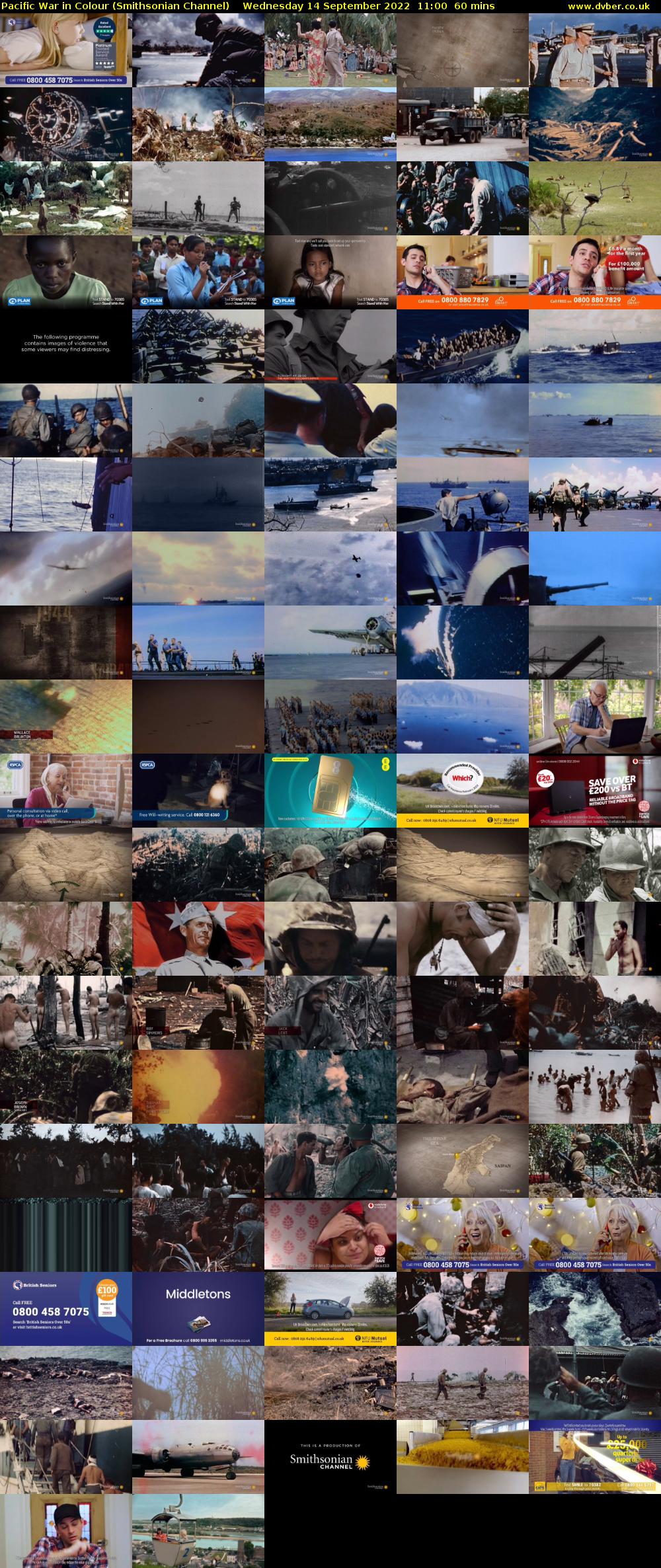 Pacific War in Colour (Smithsonian Channel) Wednesday 14 September 2022 11:00 - 12:00