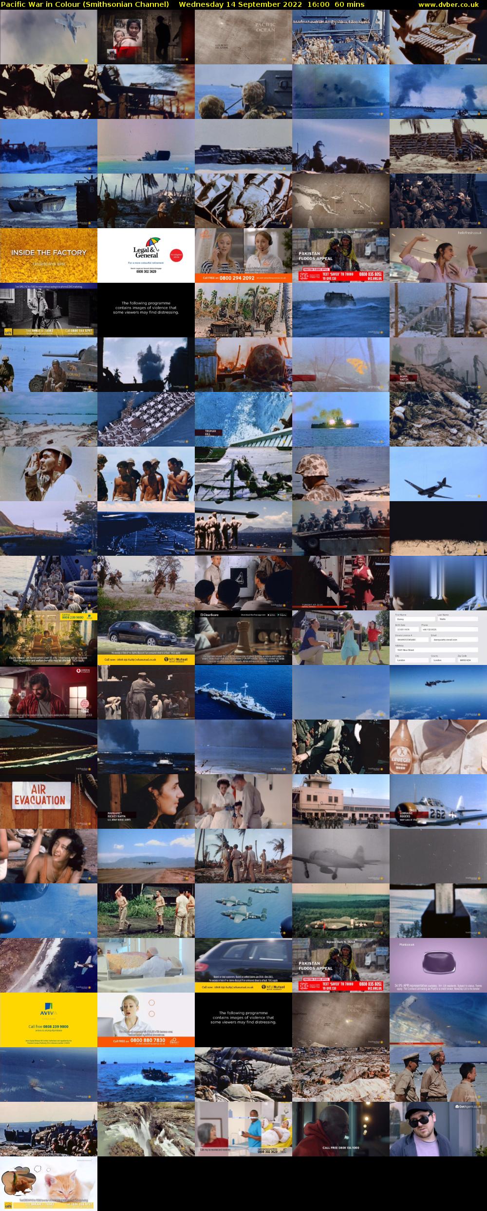 Pacific War in Colour (Smithsonian Channel) Wednesday 14 September 2022 16:00 - 17:00