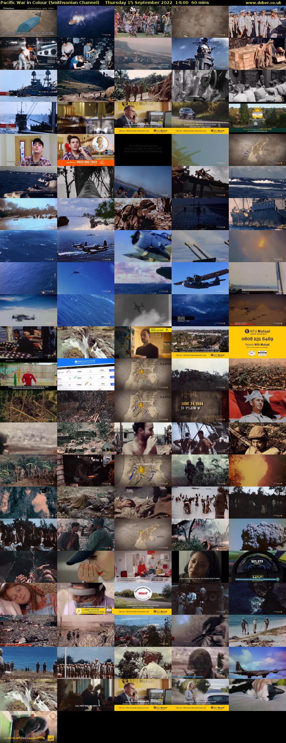 Pacific War in Colour (Smithsonian Channel) Thursday 15 September 2022 14:00 - 15:00
