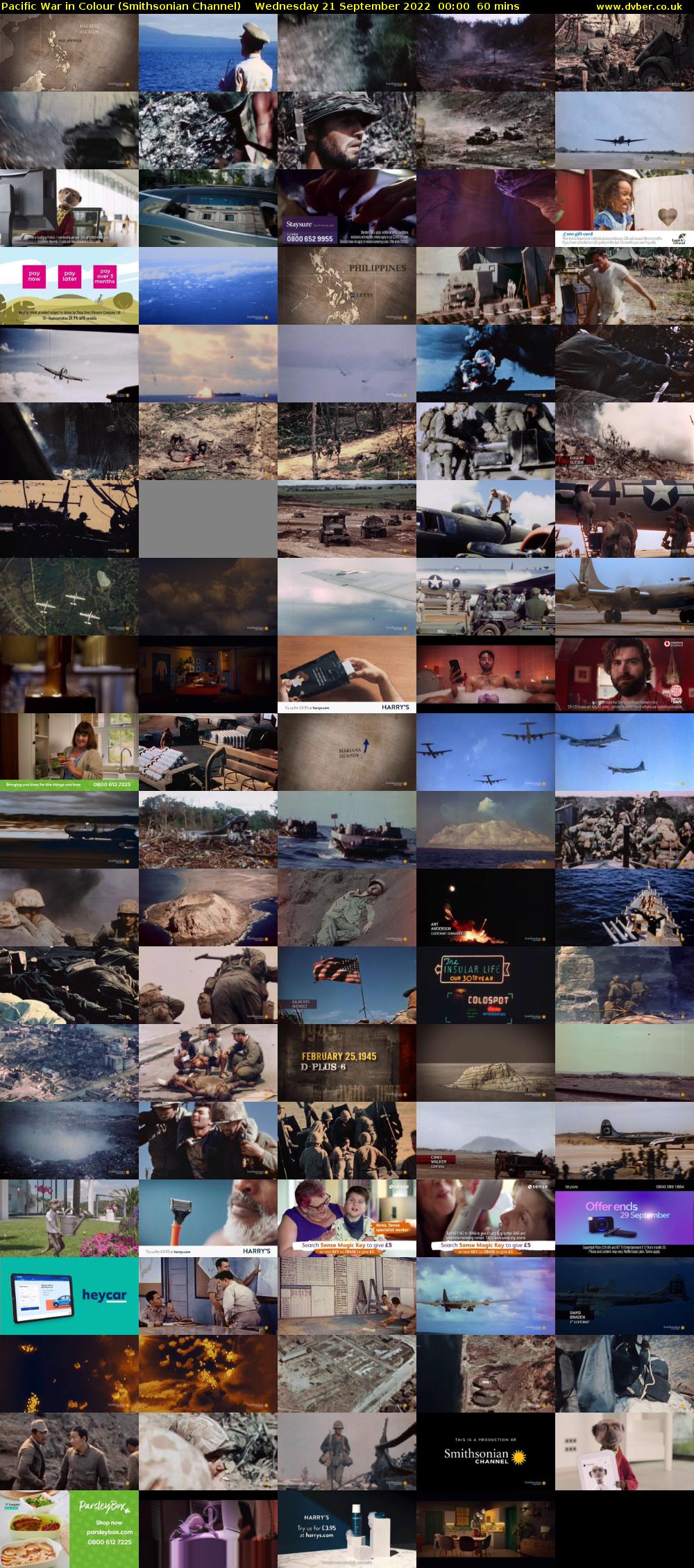 Pacific War in Colour (Smithsonian Channel) Wednesday 21 September 2022 00:00 - 01:00