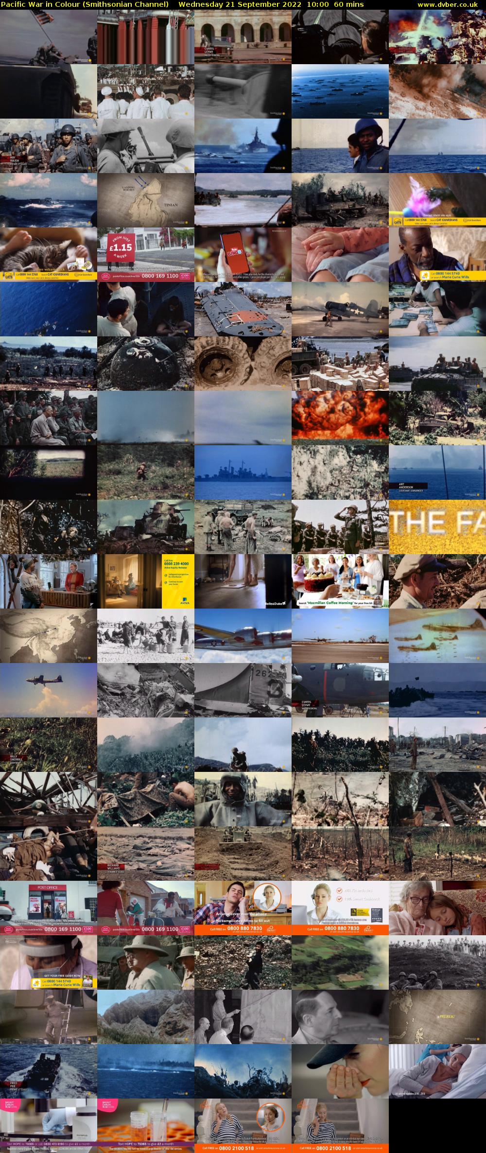 Pacific War in Colour (Smithsonian Channel) Wednesday 21 September 2022 10:00 - 11:00