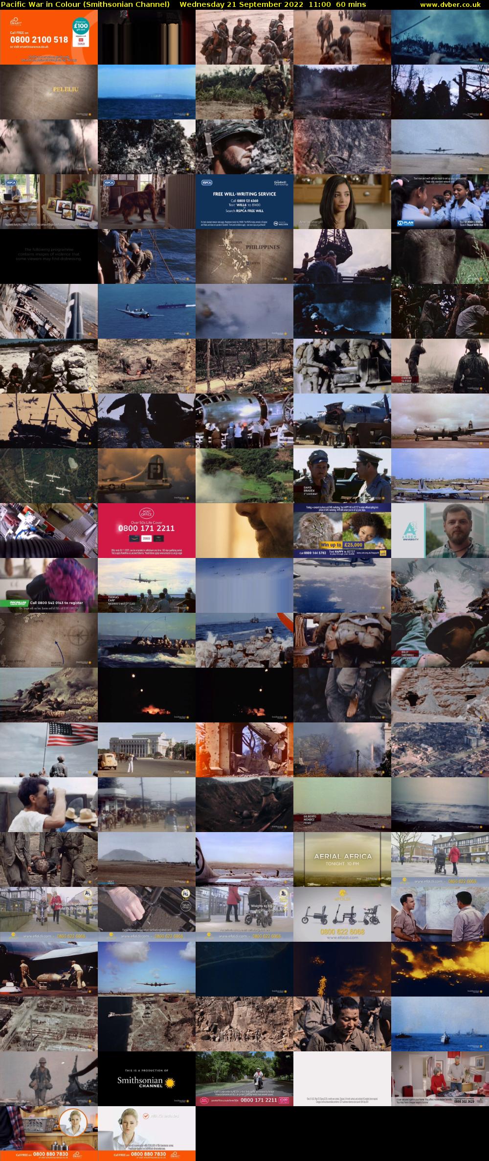 Pacific War in Colour (Smithsonian Channel) Wednesday 21 September 2022 11:00 - 12:00