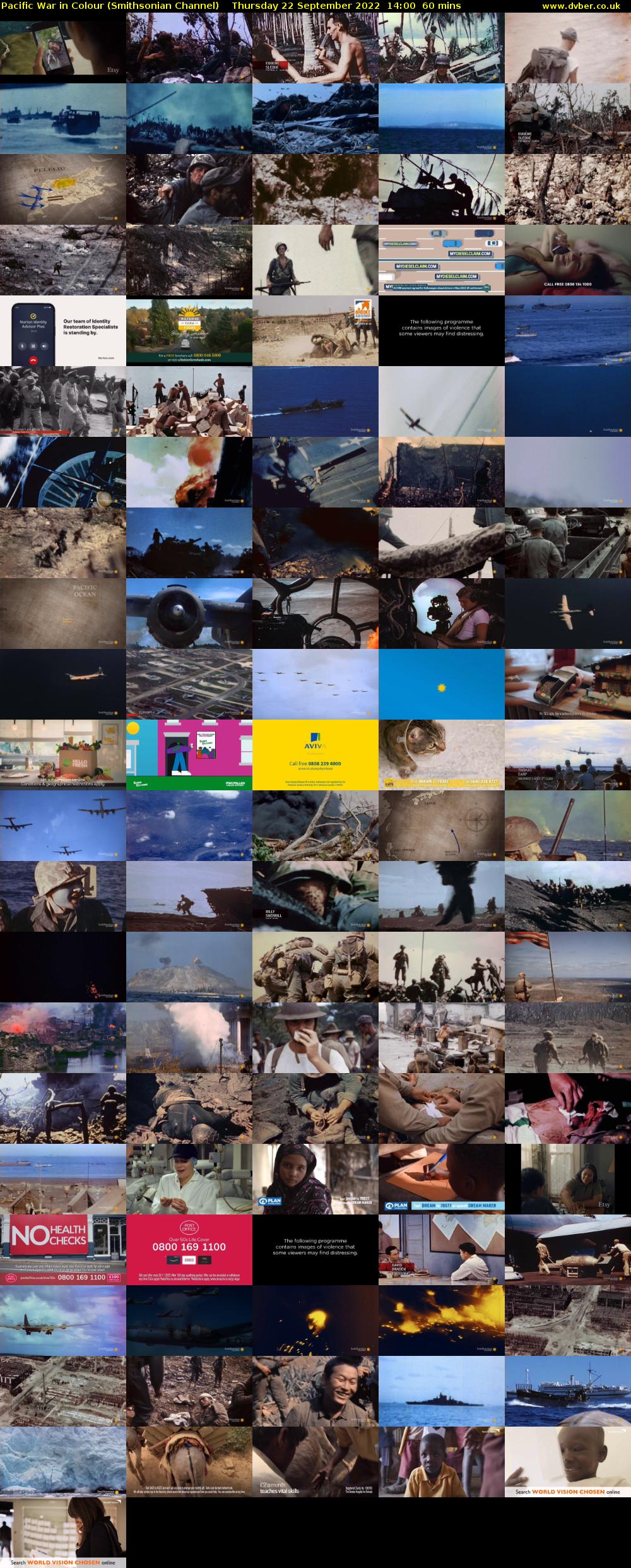 Pacific War in Colour (Smithsonian Channel) Thursday 22 September 2022 14:00 - 15:00