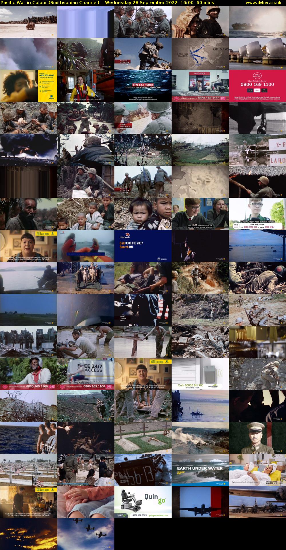Pacific War in Colour (Smithsonian Channel) Wednesday 28 September 2022 16:00 - 17:00