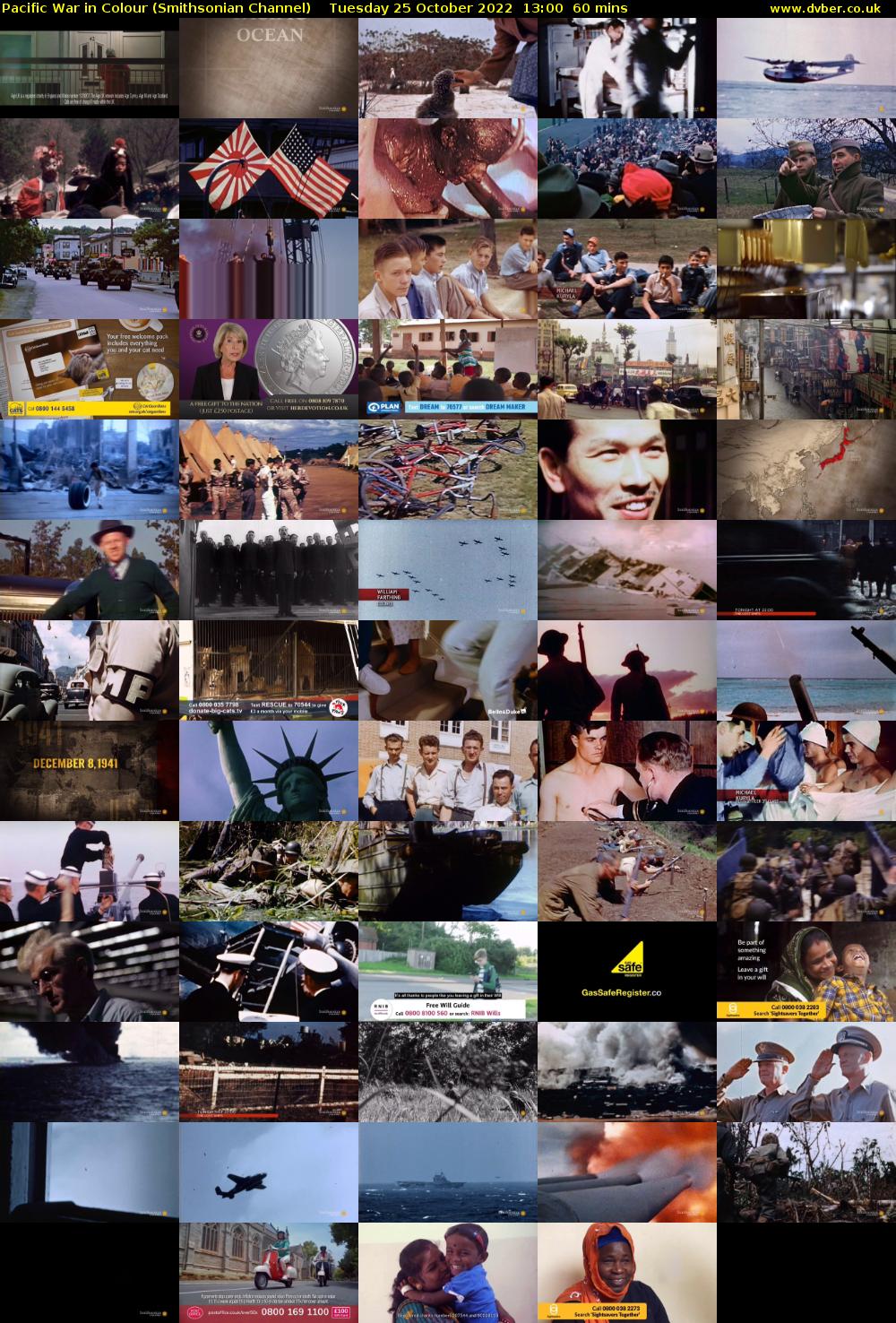 Pacific War in Colour (Smithsonian Channel) Tuesday 25 October 2022 13:00 - 14:00