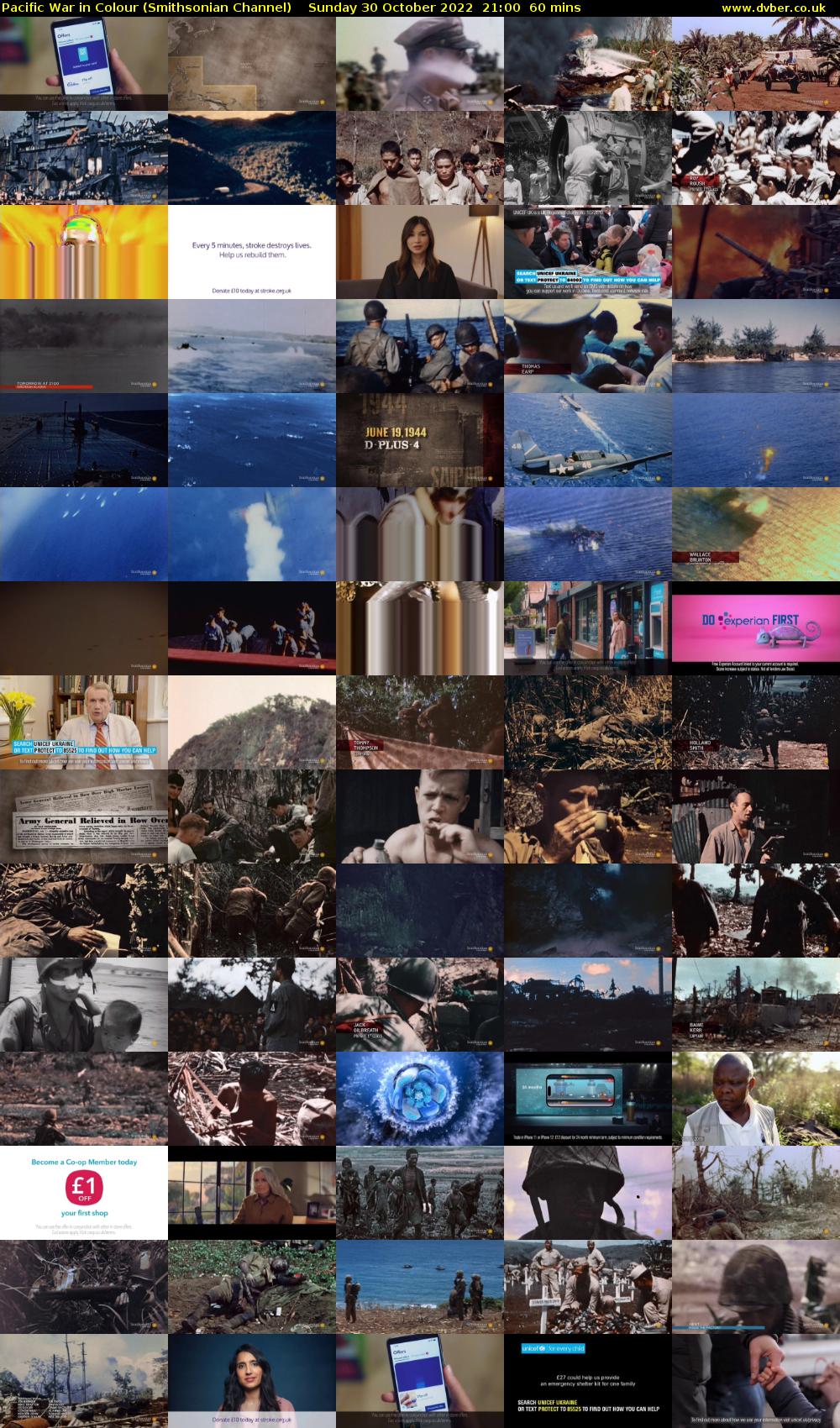 Pacific War in Colour (Smithsonian Channel) Sunday 30 October 2022 21:00 - 22:00
