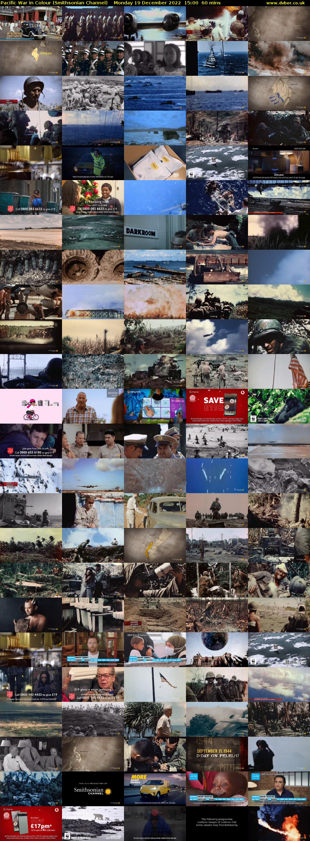 Pacific War in Colour (Smithsonian Channel) Monday 19 December 2022 15:00 - 16:00