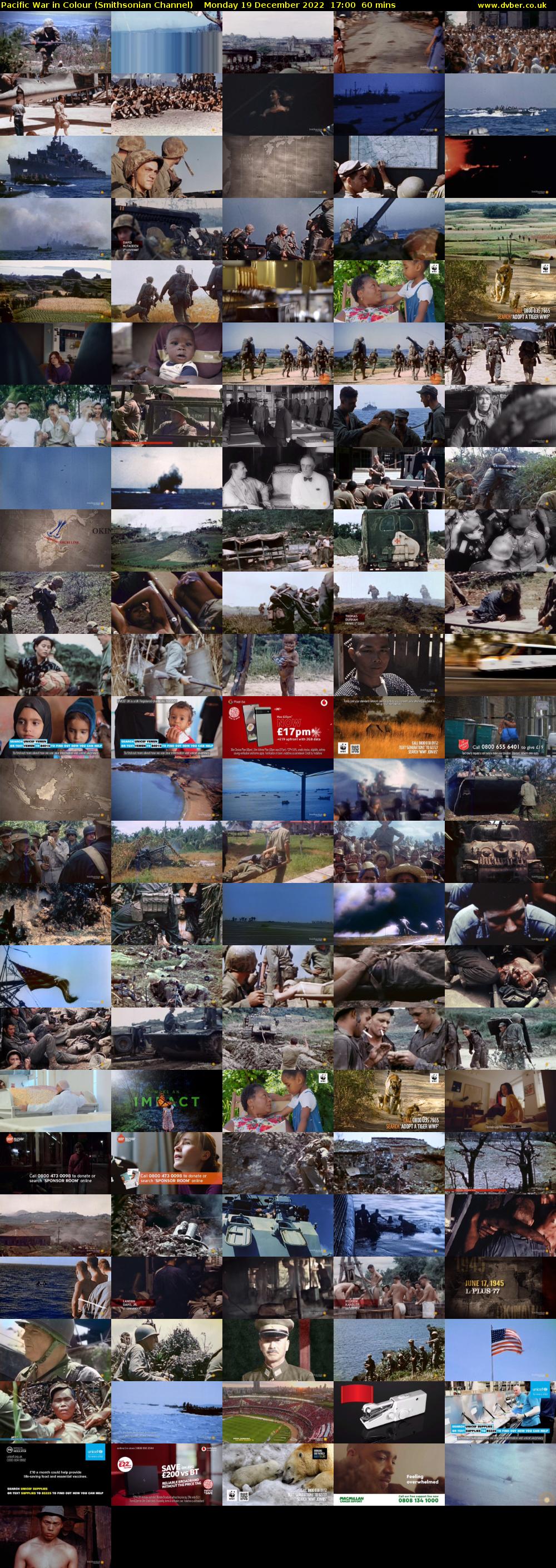 Pacific War in Colour (Smithsonian Channel) Monday 19 December 2022 17:00 - 18:00