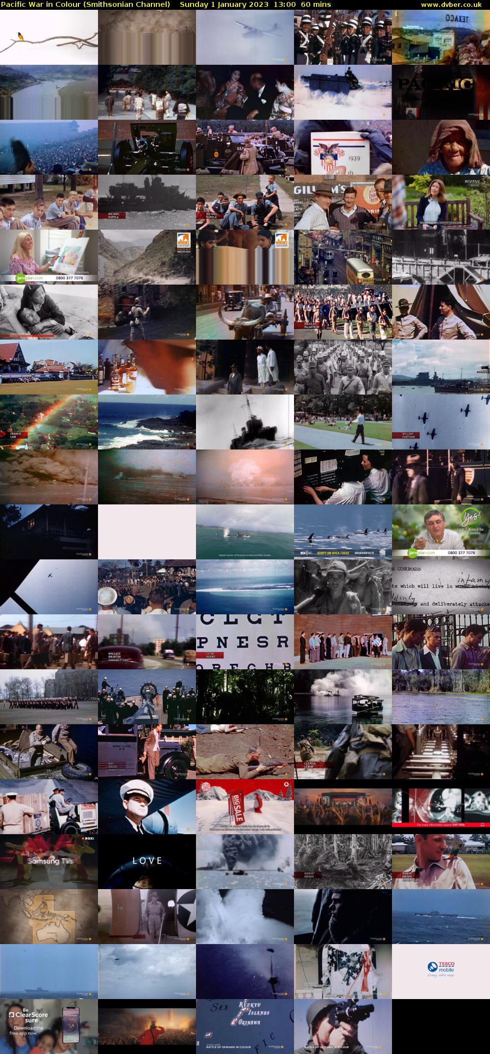 Pacific War in Colour (Smithsonian Channel) Sunday 1 January 2023 13:00 - 14:00