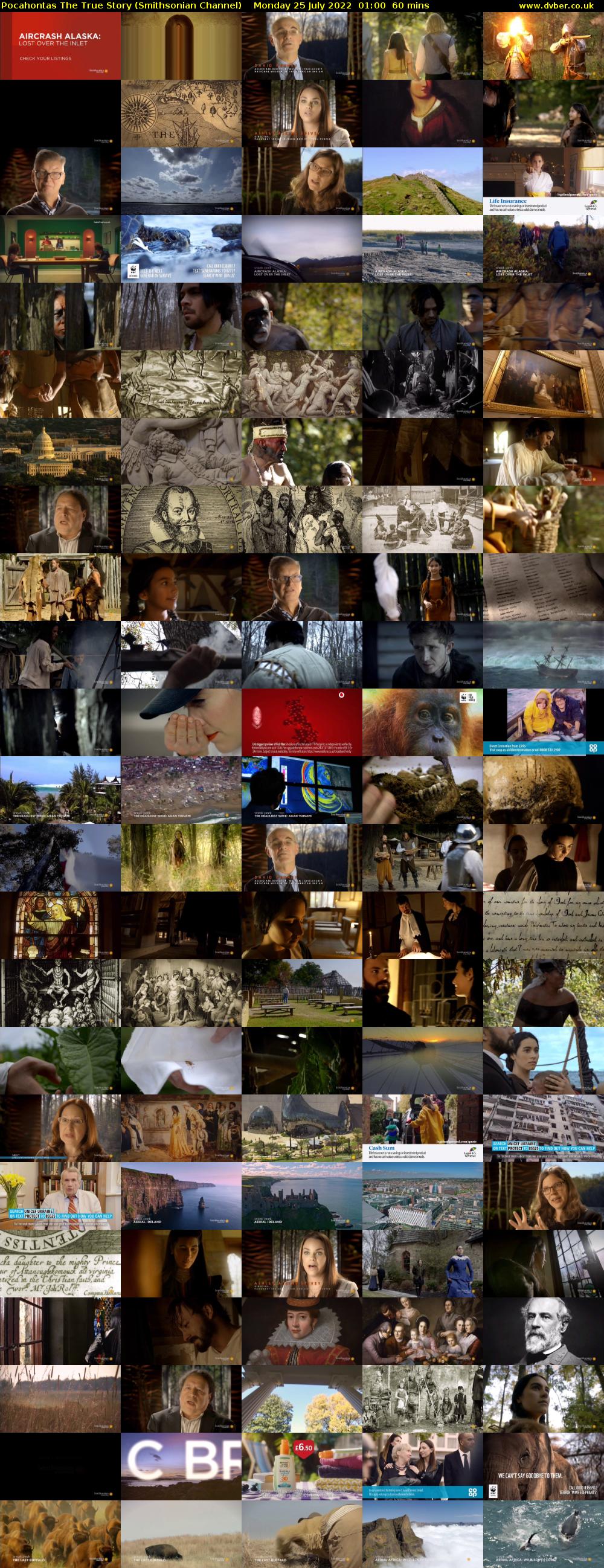 Pocahontas The True Story (Smithsonian Channel) Monday 25 July 2022 01:00 - 02:00