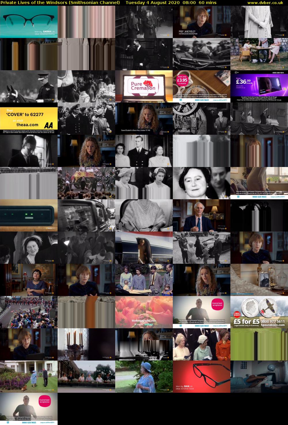 Private Lives of the Windsors (Smithsonian Channel) Tuesday 4 August 2020 08:00 - 09:00