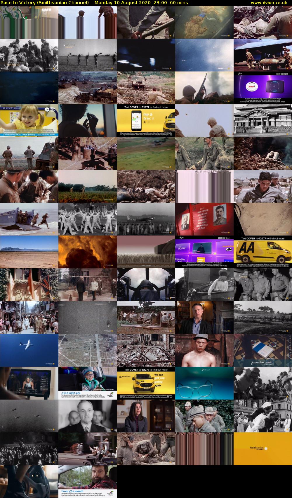 Race to Victory (Smithsonian Channel) Monday 10 August 2020 23:00 - 00:00