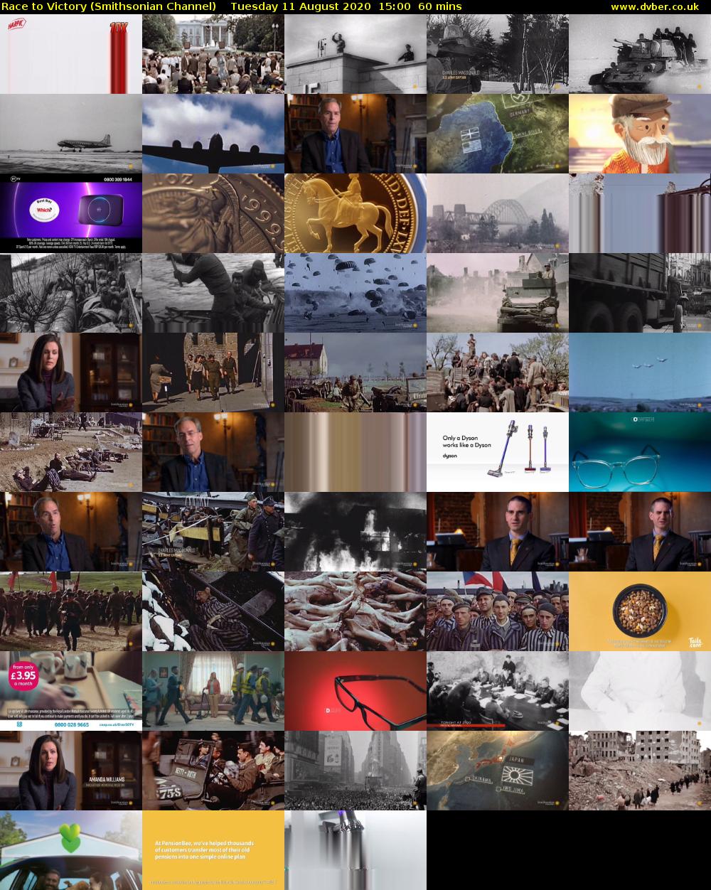 Race to Victory (Smithsonian Channel) Tuesday 11 August 2020 15:00 - 16:00