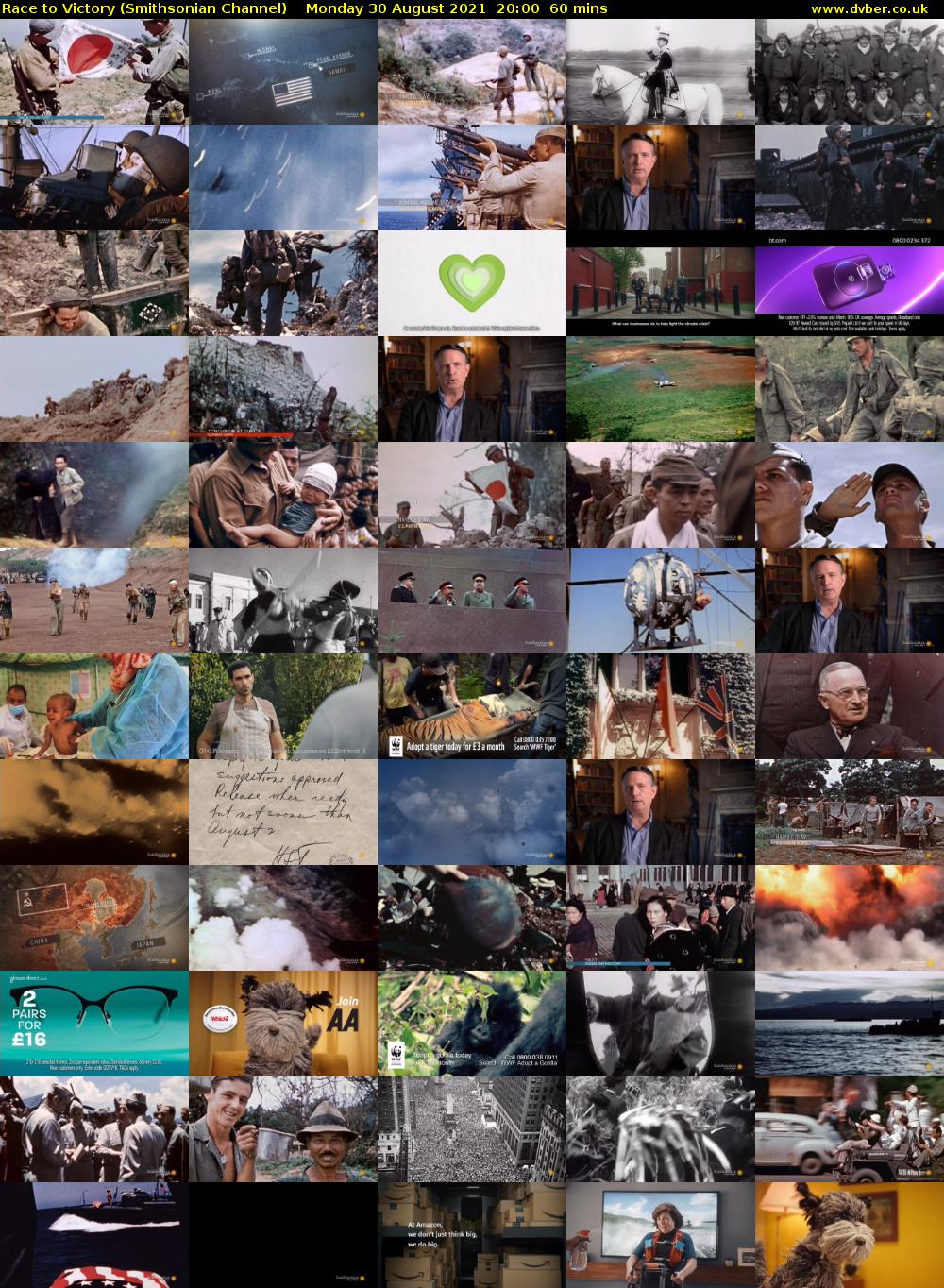 Race to Victory (Smithsonian Channel) Monday 30 August 2021 21:00 - 22:00