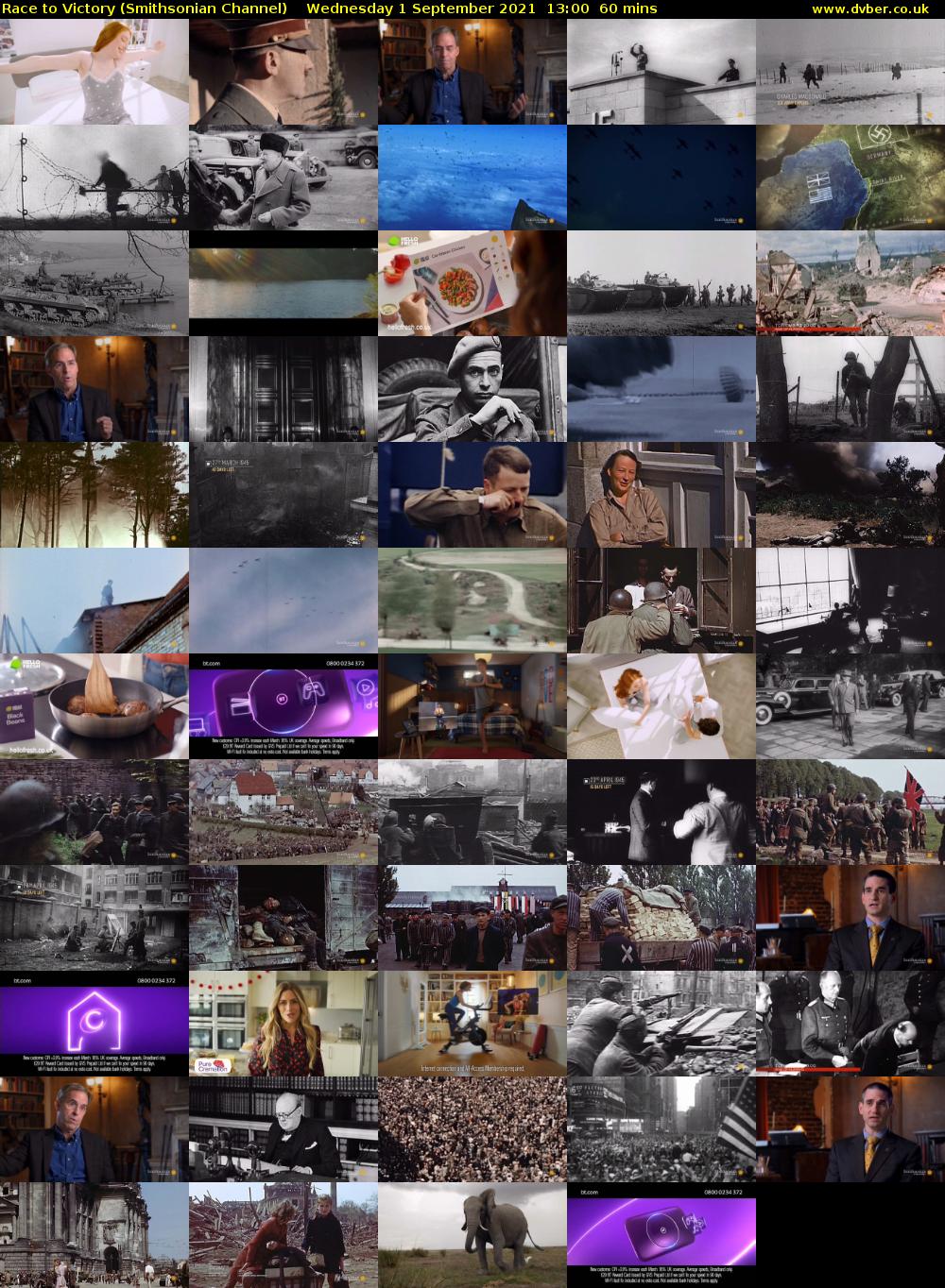Race to Victory (Smithsonian Channel) Wednesday 1 September 2021 14:00 - 15:00