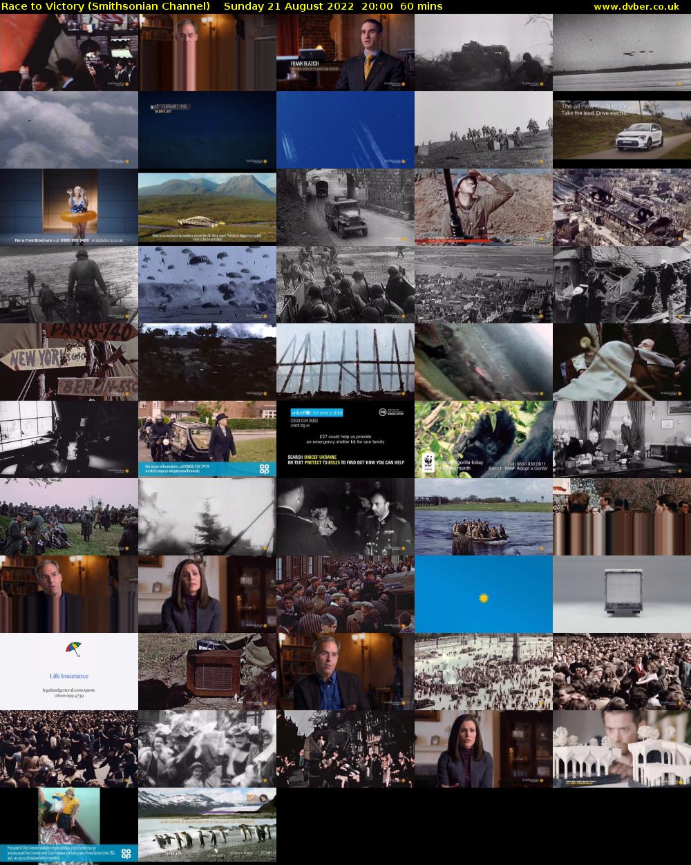 Race to Victory (Smithsonian Channel) Sunday 21 August 2022 20:00 - 21:00