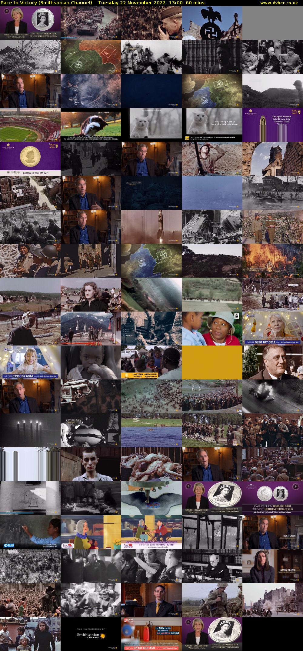 Race to Victory (Smithsonian Channel) Tuesday 22 November 2022 13:00 - 14:00