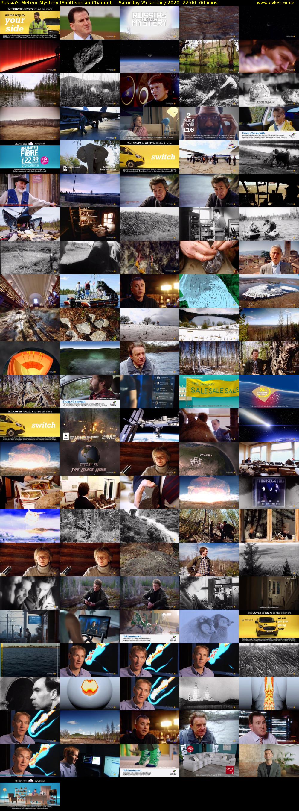 Russia's Meteor Mystery (Smithsonian Channel) Saturday 25 January 2020 22:00 - 23:00