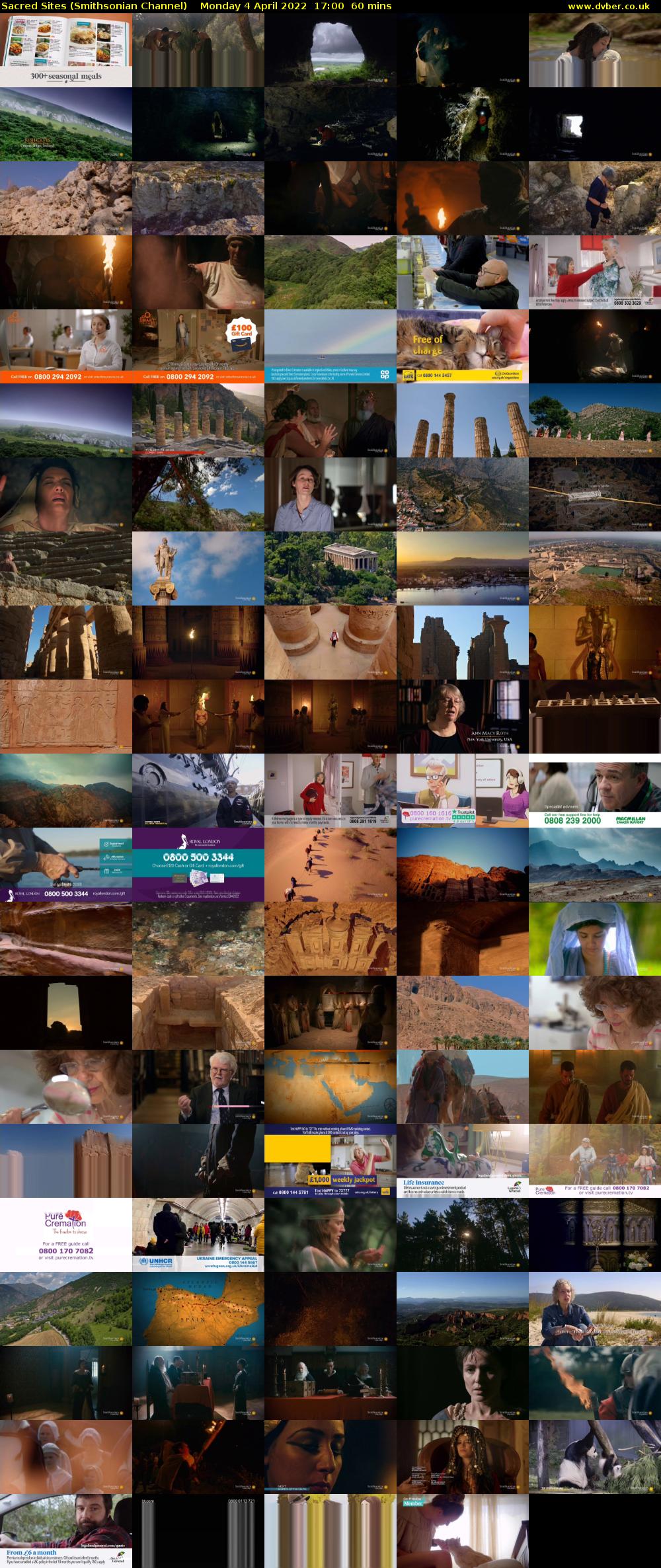 Sacred Sites (Smithsonian Channel) Monday 4 April 2022 17:00 - 18:00